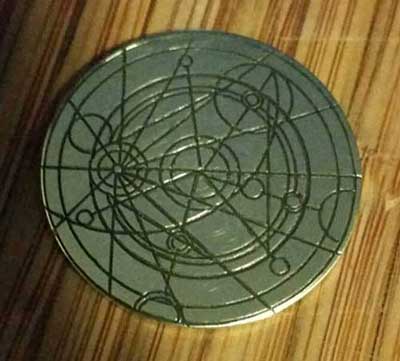 Confessional dial pendant